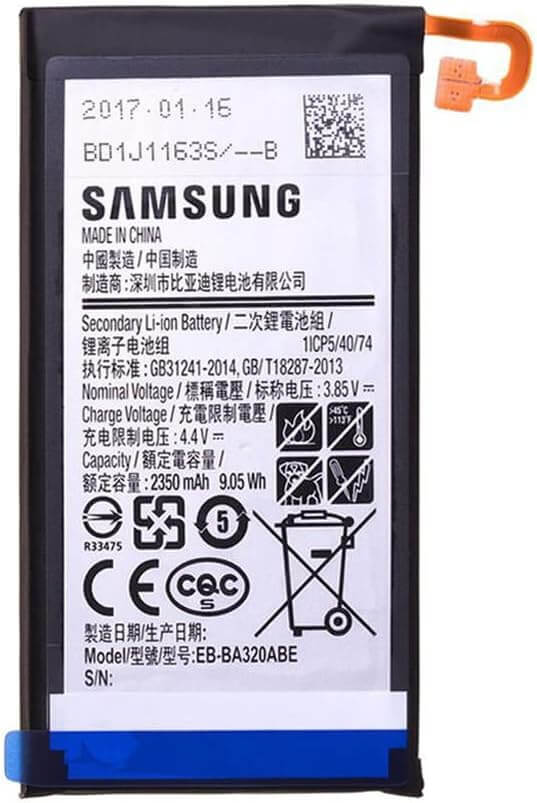 Original Samsung Galaxy A3 (2017) Battery Price in Bangladesh We Fix Fast