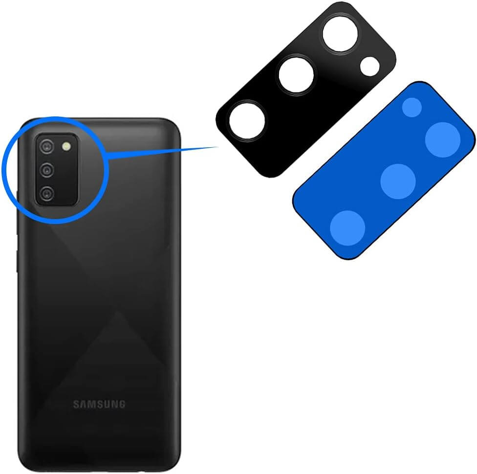 Samsung Galaxy A02s Real Facing Camera Glass Lens price in BD We Fix Fast