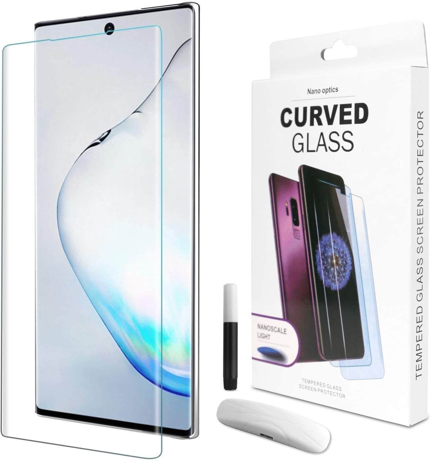 Original Samsung Note 10 plus UV curved glass protector We Fix Fast