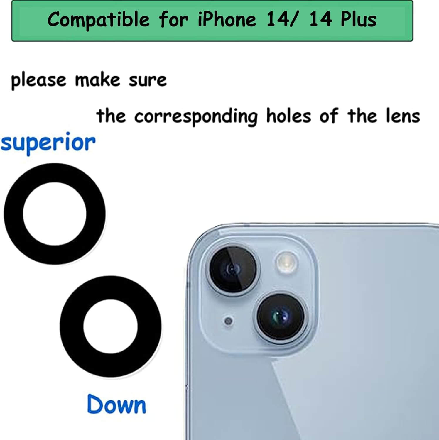 iPhone 14 plus Rear Facing Camera Glass Lens Price in bd We Fix Fast