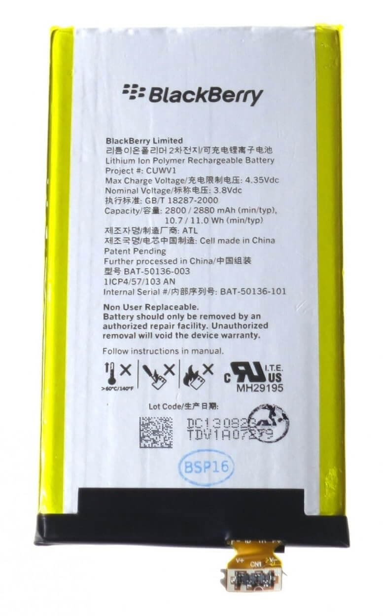 Original BlackBerry Z30 Battery Price in Bangladesh We Fix Fast