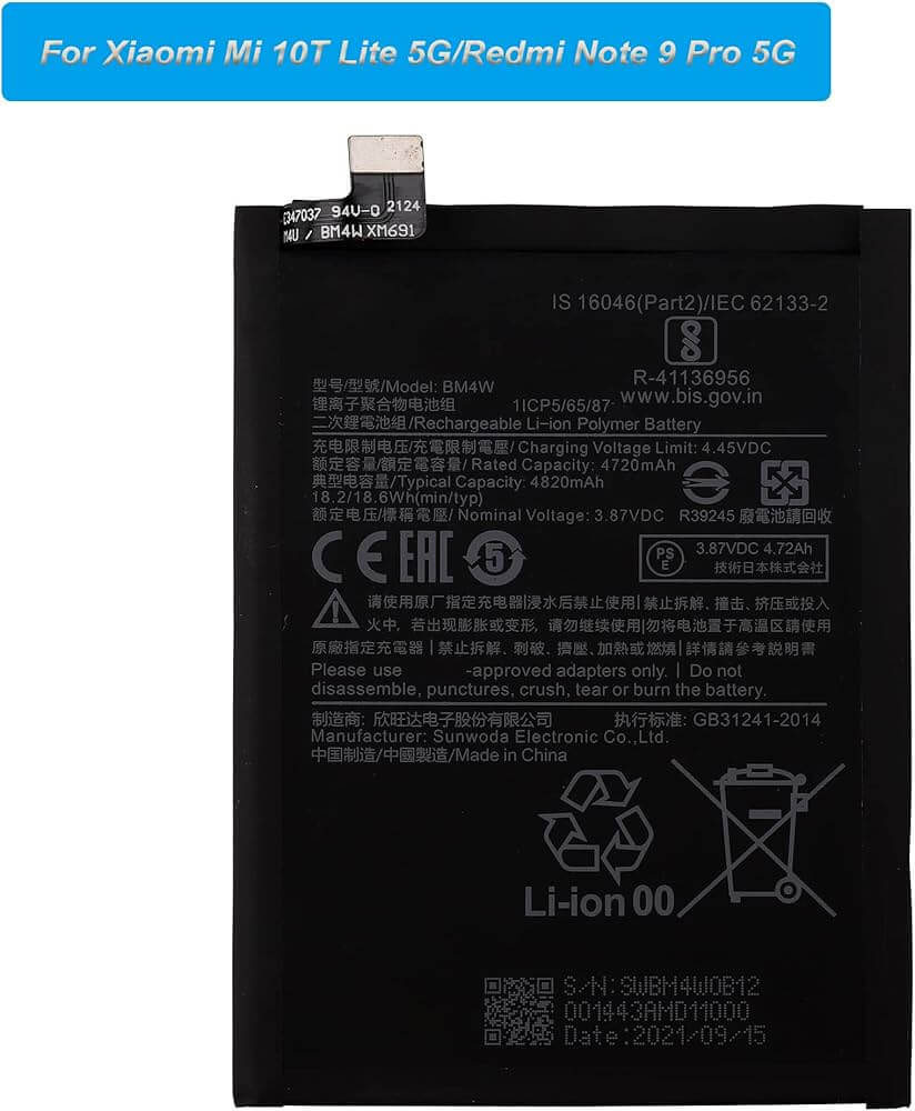 Xiaomi Mi 10i 5G Battery Price price in BD We Fix Fast