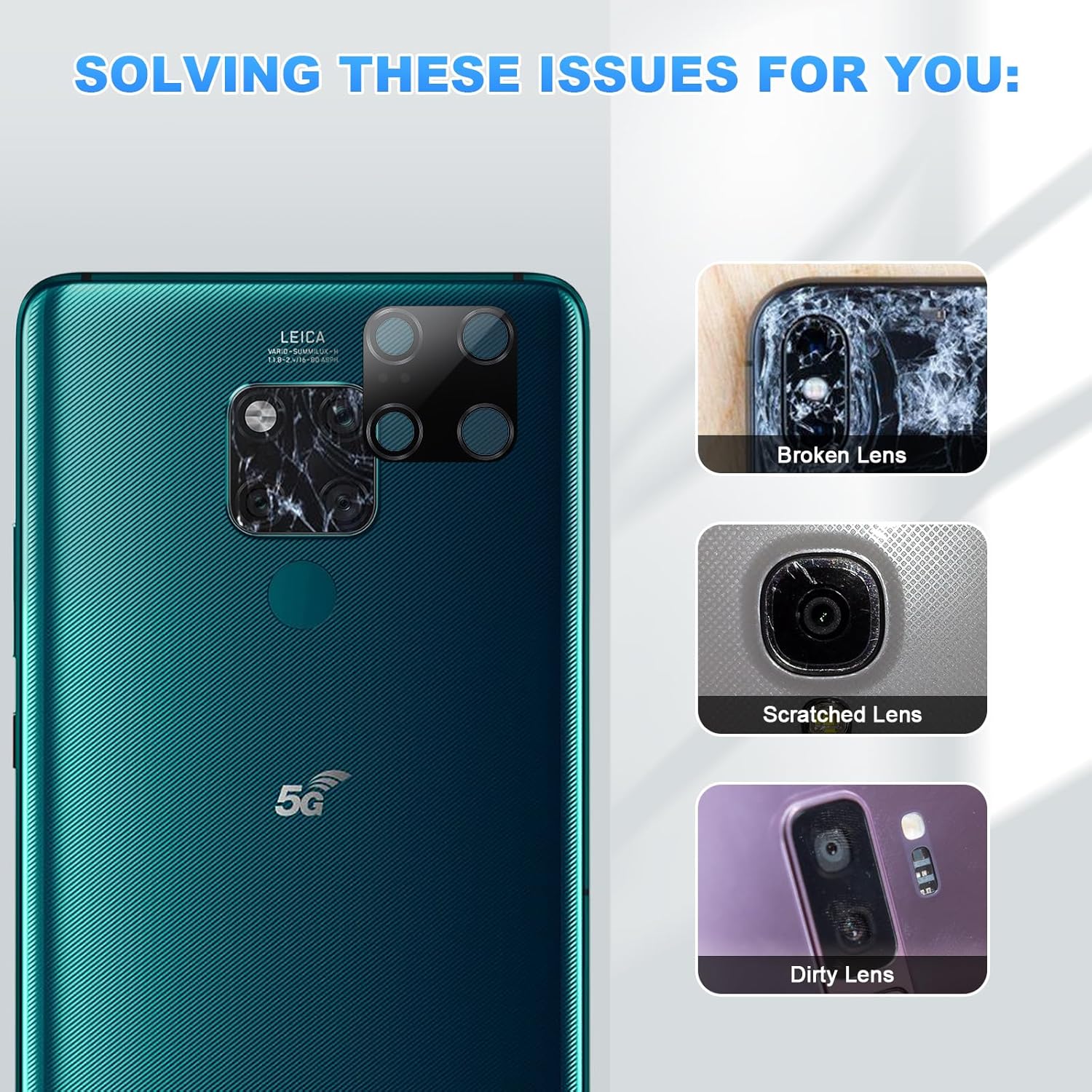 Huawei Mate 20 Rear Facing Camera Glass Lens Replacement Price in BD wefixfast