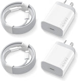 iPhone 14Pro Max 20W USB-C Power Adapter USB-C to Lightning Cable