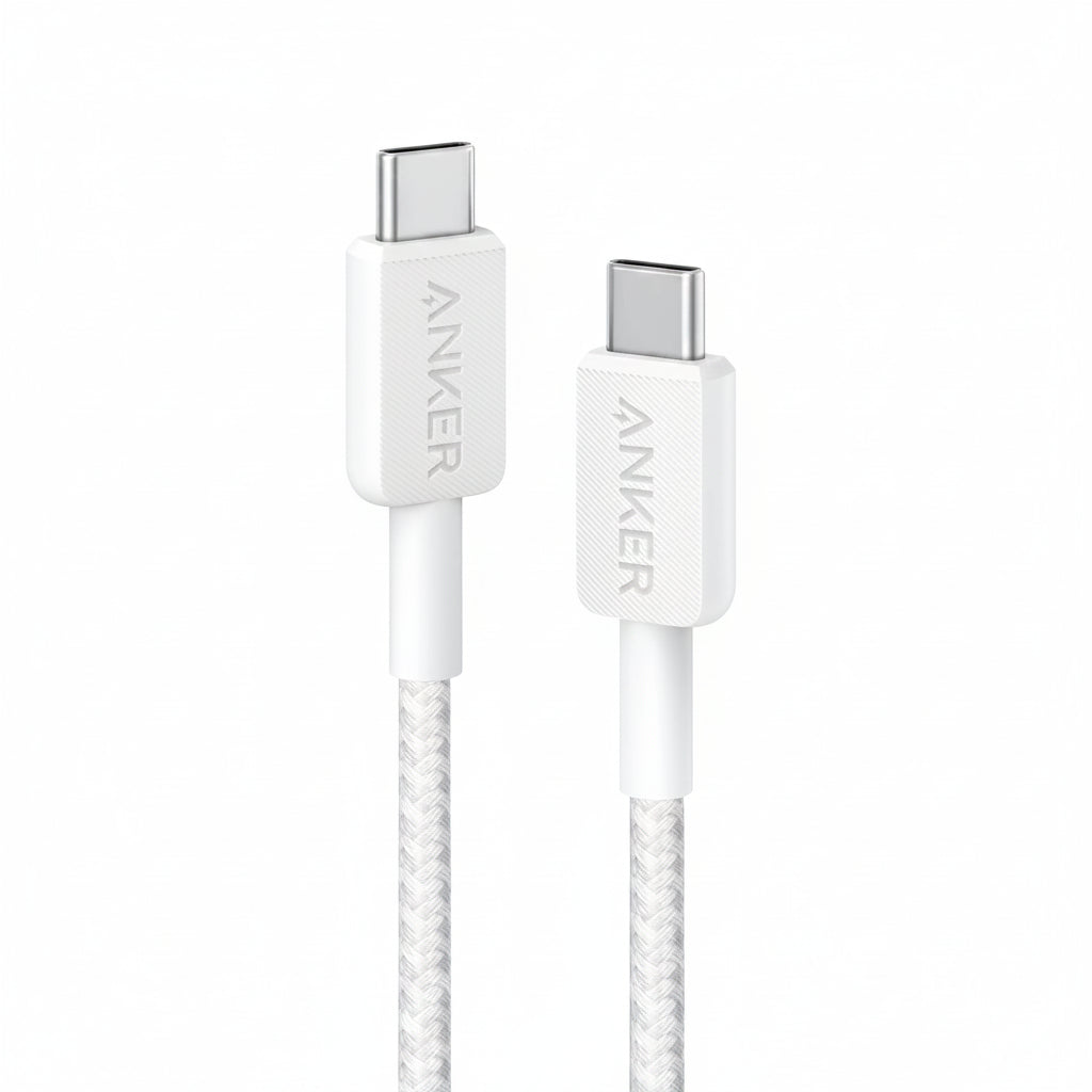 Anker USB- C to USB- C Cable (3 ft, 60W, Braided)