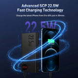 Baseus PPADM20S 20000mah Adaman Metal Fast Charging Power Bank Black (22.5W) wefixfast