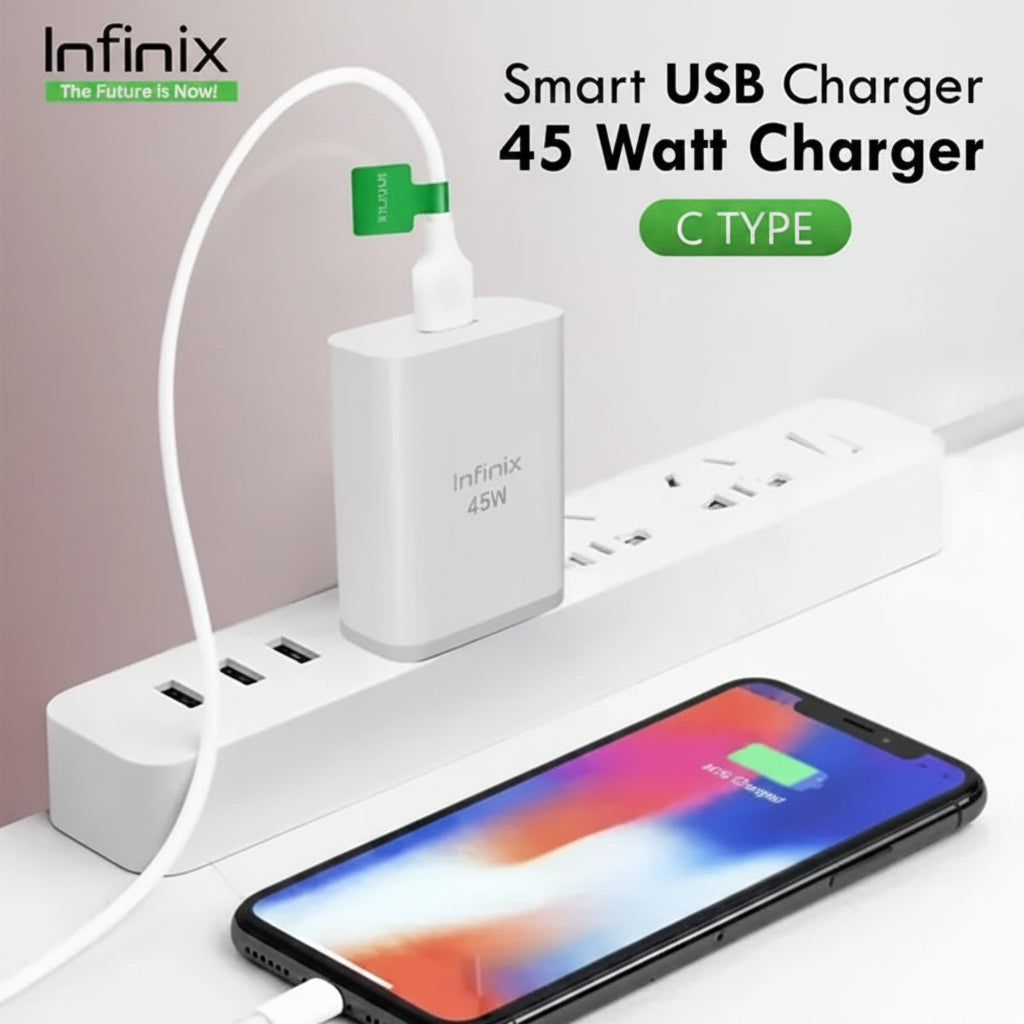 Infinix 45watt charger wefixfast