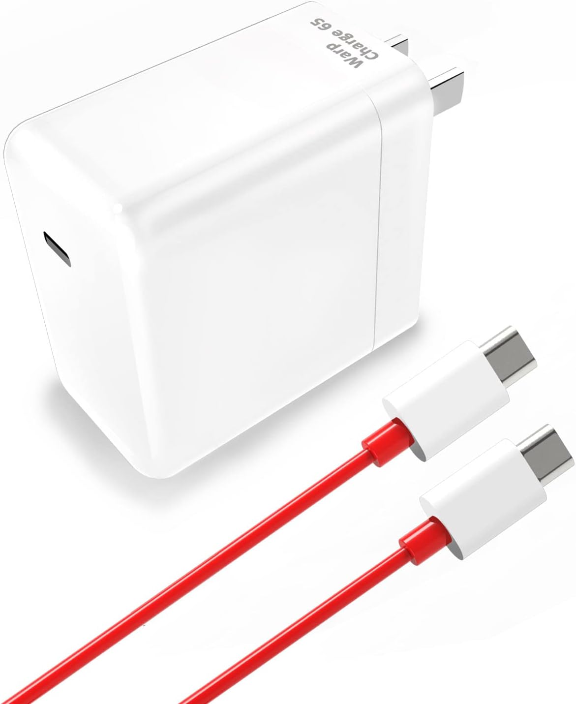 OnePlus Warp Charge 65W Power Adapter with USB-C to USB-C Fast Cable