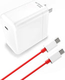 OnePlus Warp Charge 65W Power Adapter with USB-C to USB-C Fast Cable