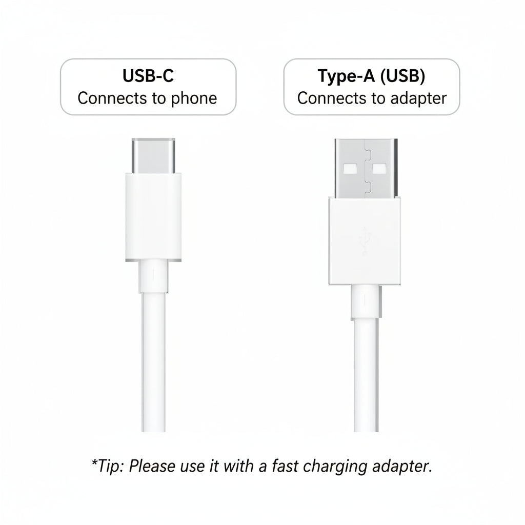 Oppo Super Vooc 33W Fast Charger Cable wefixfast