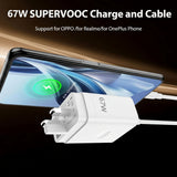 Realme Spervooc 67W USB-A Fast Charger Adapter with Type-C Cable wefixfast