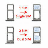 Original Samsung Galaxy Note 8 N950U/N950F/N950FD/N950W/N950N SIM Card Tray Replacement (Single SIM) – Blue We Fix Fast