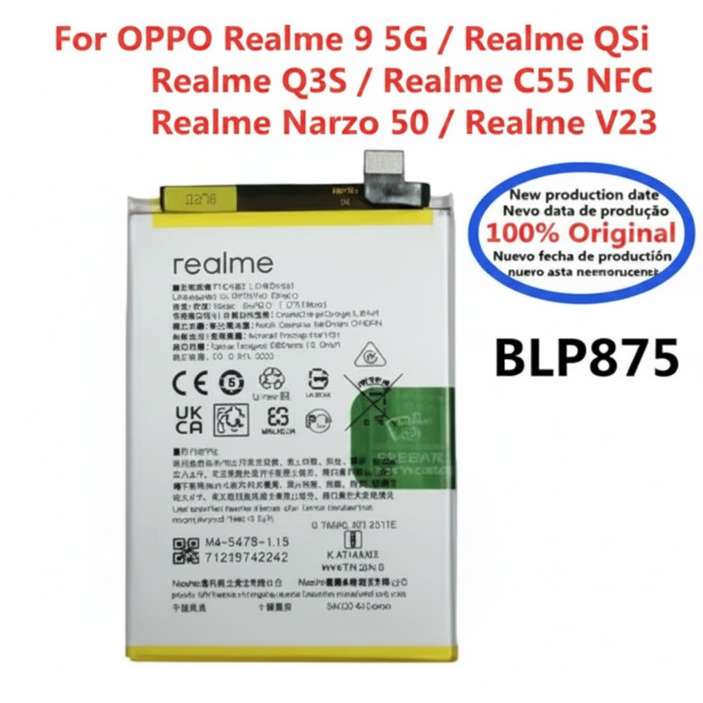 Realme 9 5G (India) Battery Price in Bangladesh We Fix Fast