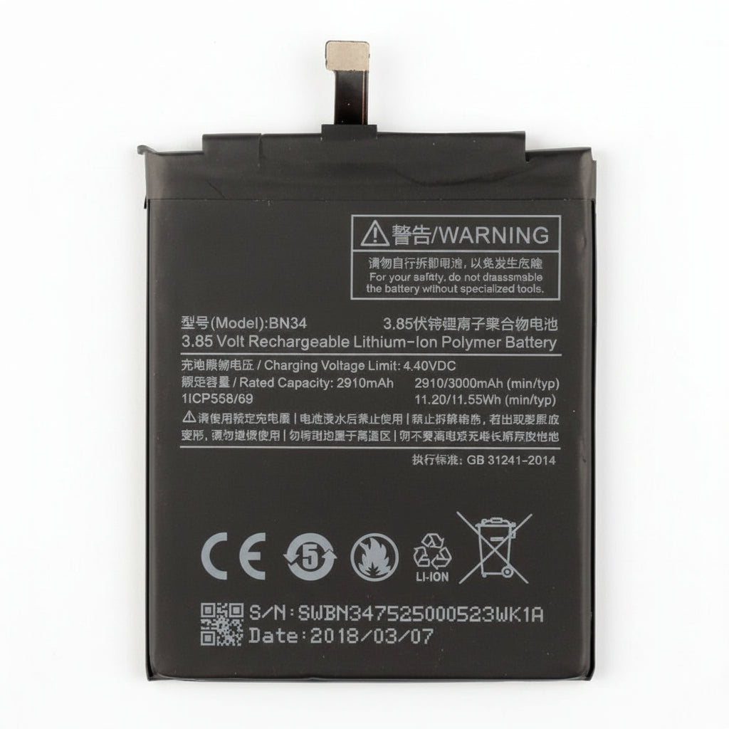 Original Xiaomi Redmi 5A Battery Price in Bangladesh We Fix Fast