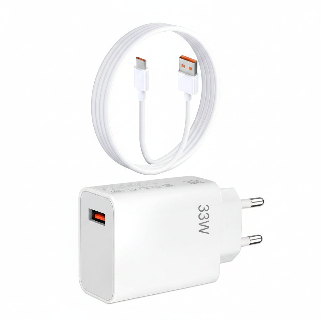 Xiaomi 33W Charger Set with 3A USB Type-C Cable wefixfast