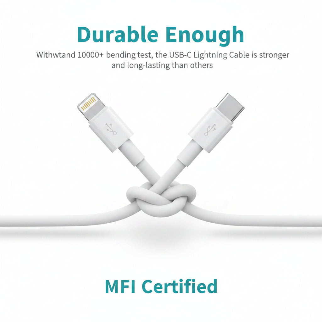 iPhone 14Pro Max 20W USB-C Power Adapter USB-C to Lightning Cable wefixfast