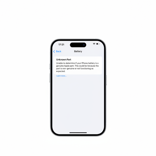 Iphone এ unknown part কেন আসে?