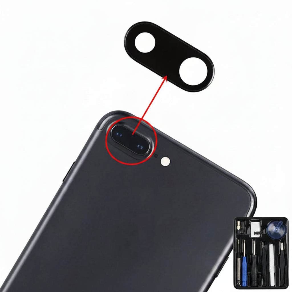 For Apple iPhone 7 Plus Rear Facing Camera Glass Lens Replacement price in bd weeifxfast