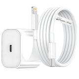iPhone 14Pro Max 20W USB-C Power Adapter USB-C to Lightning Cable