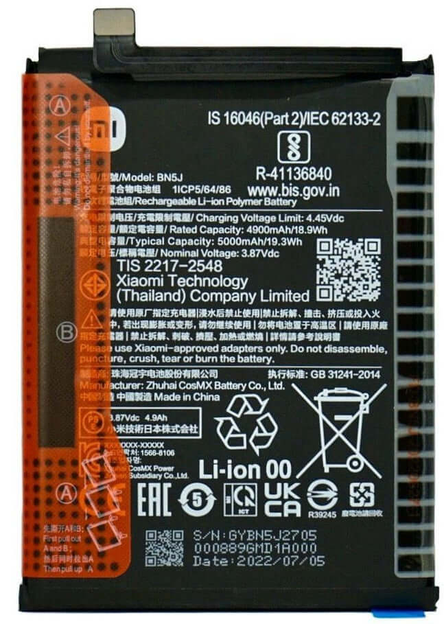 Xiaomi Redmi Note 12T Pro Battery Price In bd We Fix Fast