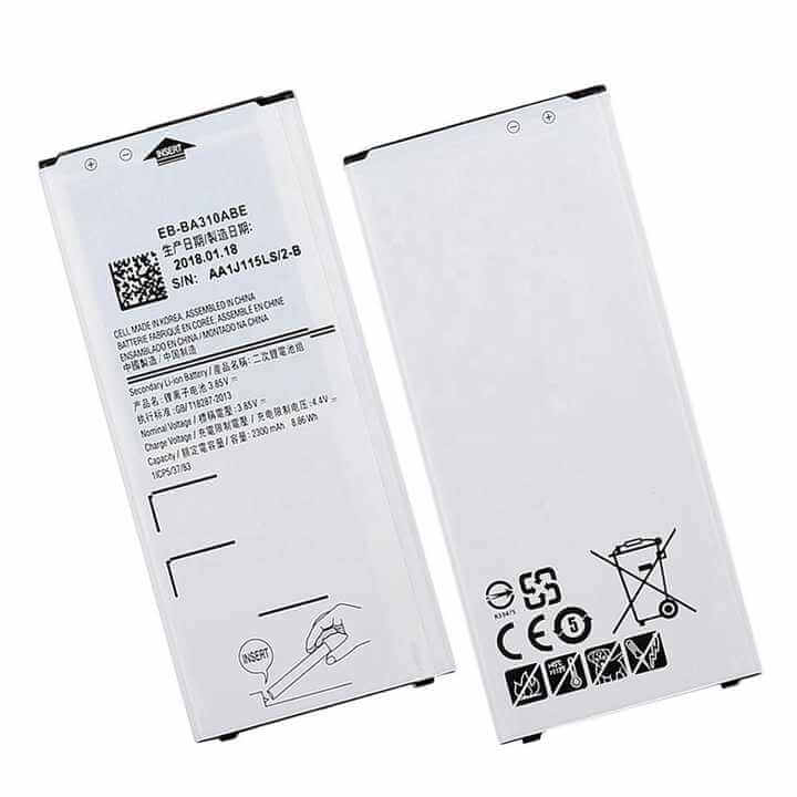 Original Samsung Galaxy A3 (2016) Battery Price in Bangladesh We Fix Fast