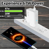 Realme Spervooc 67W USB-A Fast Charger Adapter with Type-C Cable wefixfast
