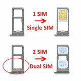 Original Samsung Galaxy Note 8 N950U/N950F/N950FD/N950W/N950N SIM Card Tray Replacement (Single SIM) – Silver We Fix Fast