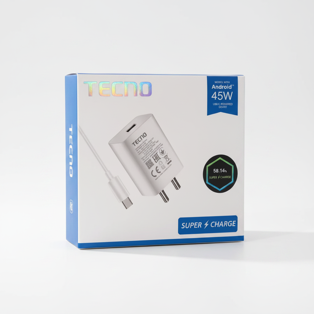 Tecno 45W Charger wefixfast