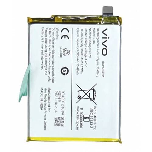 Original Vivo V21e Battery Price in Bangladesh wefixfast