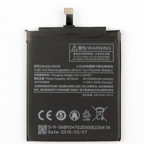 Original Xiaomi Redmi 5A Battery Price in Bangladesh We Fix Fast