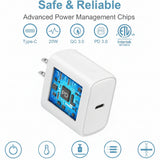 iPhone 14Pro Max 20W USB-C Power Adapter USB-C to Lightning Cable
